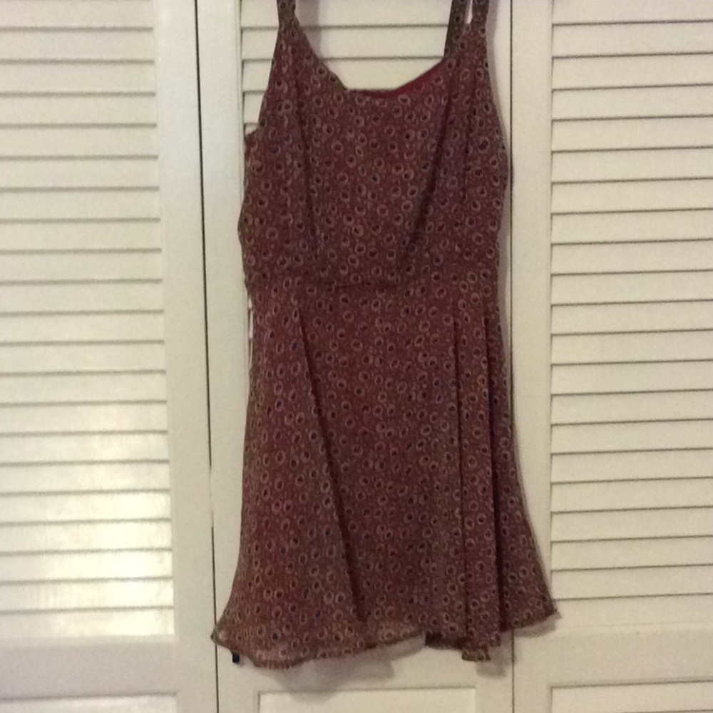 Sleeveless blouson dress
